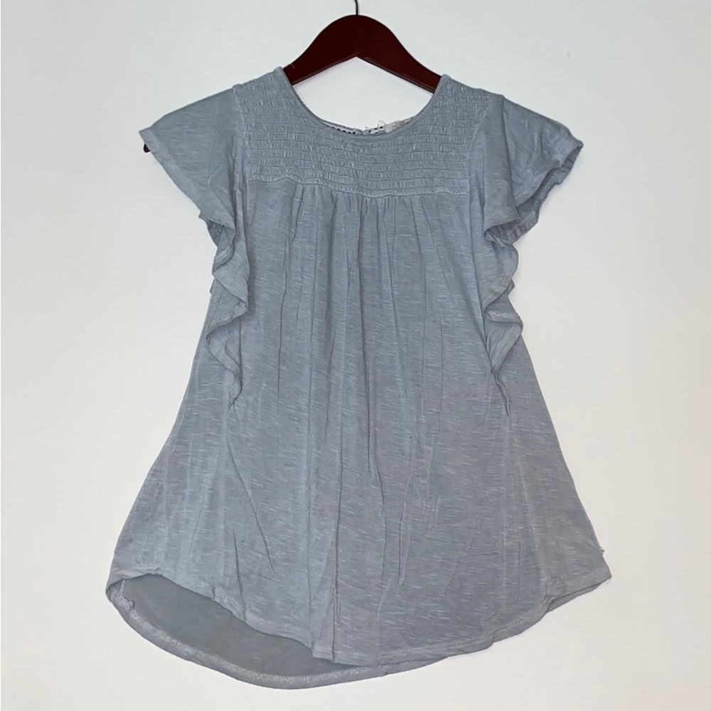 Rewind Soft Gray Textured Shirt